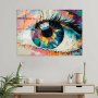 WALLXPERT Dekorativna slika od kaljenog stakla EYE (UV 179) 70 x 100 cm - slika 2