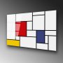 WALLXPERT Dekorativna slika od kaljenog stakla WHITE 1 (UV 181) 70 x 100cm - slika 1