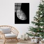 WALLXPERT Dekorativna slika od kaljenog stakla MOON (UV 200) 70 x 100cm - slika 3