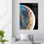 WALLXPERT Dekorativna slika od kaljenog stakla EARTH 1 (UV 512) 45 x 65cm - slika 2