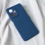 TERACELL Maska Soft Velvet za Xiaomi Redmi Note 12 Pro 5G Tamno plava - slika 1