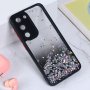 TERACELL Maska Frame Glitter za Samsung S916B Galaxy S23 Plus Crna - slika 1