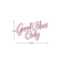 WALLXPERT Dekorativna rasveta Good Vibes Only 2 Red - slika 4