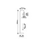 RABALUX Ricardo 74025 podna lampa - slika 5