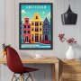 WALLXPERT Dekorativna slika Amsterdam (40 x 55) - slika 2