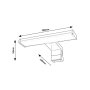 RABALUX Levon 75039 LED zidna lampa - slika 3