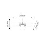 RABALUX Betty 5714 LED zidna lampa - slika 5