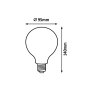 RABALUX 1382 Filament LED E27 8W sijalica - slika 2