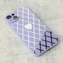 TERACELL Maska Diamond Heart za iPhone 14 Plus 6.7 ljubicasta - slika 1
