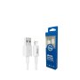 Xwave Kabl USB IPHONE 1.2M 3A,lightning,PVC beli - slika 1