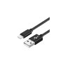 Xwave Kabl USB IPHONE 1.2M 3A,aluminium,black mesh - slika 1