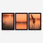 WALLXPERT Uramljena slika iz 3 dela SUNSET (3SC55) - slika 2