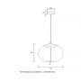 HOME LIGHT Visilica LUNA 301 - slika 2