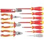 FELO Set dielektričnih alata Ergonic VDE sa sa kleštima i testerom 41391104 11 kom - slika 1