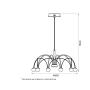 HOME LIGHT Luster LUNA 319 - slika 2