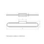 HOME LIGHT Zidna lampa LUNA 322 - slika 3