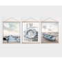 WALLXPERT Dekorativna slika iz 3 dela SEA (708BRS1118) - slika 2