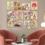 WALLXPERT Slika od 12 delova, FLOWERS 12MDF31YS - slika 1