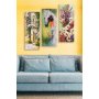 WALLXPERT Dekorativna slika iz 3 dela, GARDEN MDF0011 - slika 1