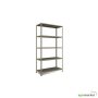 ANEMOS Metalna polica KIT 188 x 100 x 40 cm 5 x 65 kg - siva - slika 2