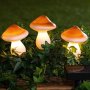 ELEMENTA Solarna baštenska lampa ''pečurka'' - 3 kom. - slika 4