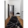 Conceptum Hypnose Tepih (80x300) Broken Black - slika 1