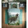 BALOO Posteljina za decu Dino T-Rex Zeleni 160x200+70x80cm - slika 1