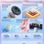 REMAX Bluetooth zvučnik Sky Mirror RB-H1 ljubičasto roze - slika 3