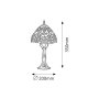 RABALUX Mirella 8089 stona lampa - slika 4