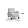 Atelier del Sofa Fotelja Montana Armchair - slika 3