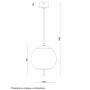 BBLINK Monari 31 Visilica 10W 2800K - slika 3