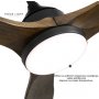 HOME LIGHT PLAFONSKI VENTILATOR SA SVETLOM C193B DRVO - slika 2