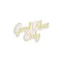 WALLXPERT Zidna LED dekoracija Good Vibes Only 2 Yellow - slika 5