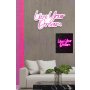 WALLXPERT Zidna LED dekoracija Live Your Dream Pink - slika 4
