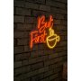 WALLXPERT Zidna LED dekoracija But First Coffee RedYellow - slika 2