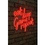 WALLXPERT Zidna LED dekoracija eat sleep game repeat red - slika 2