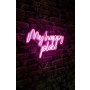 WALLXPERT Zidna LED dekoracija My Happy Place Pink - slika 2