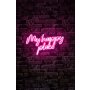 WALLXPERT Zidna LED dekoracija My Happy Place Pink - slika 3