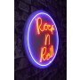 WALLXPERT Zidna LED dekoracija Rock n Roll Multicolor - slika 1