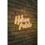 WALLXPERT Zidna LED dekoracija Hakuna Matata Yellow - slika 2