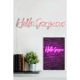 WALLXPERT Zidna LED dekoracija Hello Gorgeous Pink - slika 3