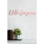 WALLXPERT Zidna LED dekoracija Hello Gorgeous Pink - slika 5
