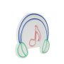 WALLXPERT Zidna LED dekoracija Music Sound Headphones Pink - slika 5