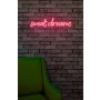 WALLXPERT Zidna LED dekoracija Sweet Dreams Pink - slika 4