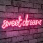 WALLXPERT Zidna LED dekoracija Sweet Dreams Pink - slika 1