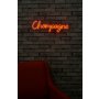 WALLXPERT Zidna LED dekoracija Champagne Red - slika 4