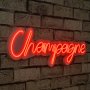 WALLXPERT Zidna LED dekoracija Champagne Red - slika 1
