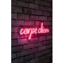 WALLXPERT Zidna LED dekoracija Carpe Diem Pink - slika 2