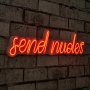 WALLXPERT Zidna LED dekoracija Send Nudes Red - slika 1
