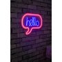 WALLXPERT Zidna LED dekoracija Hello PinkBlue - slika 2